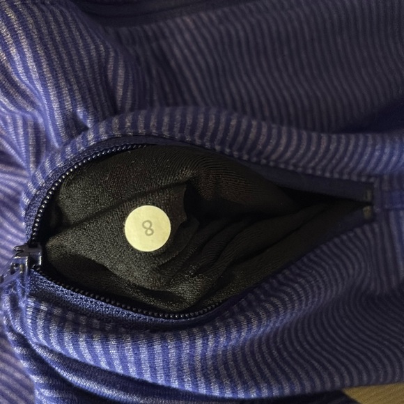 Lululemon In Stride Jacket Pigment Tonka Stripe Size 8 - Picture 2 of 7